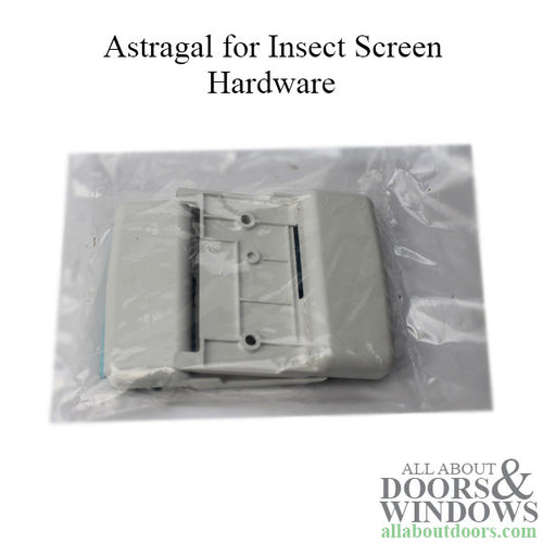 Astragal with hardware for Insect Screen / 4-panel, Unit FWG68, 77