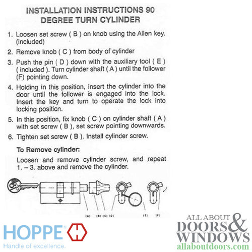 Hoppe Mortise Single Point Lock - 14mm Deadbolt Throw, 16mm Faceplate, 45/92 Gear - Hoppe Mortise Single Point Lock - 14mm Deadbolt Throw, 16mm Faceplate, 45/92 Gear