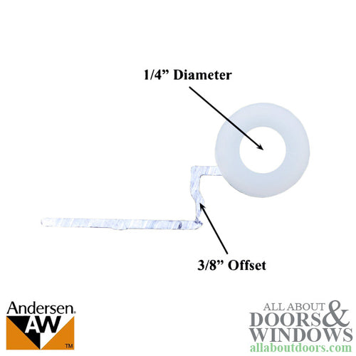Andersen Lower Screen Door Hinge Leaf White - Andersen Lower Screen Door Hinge Leaf White