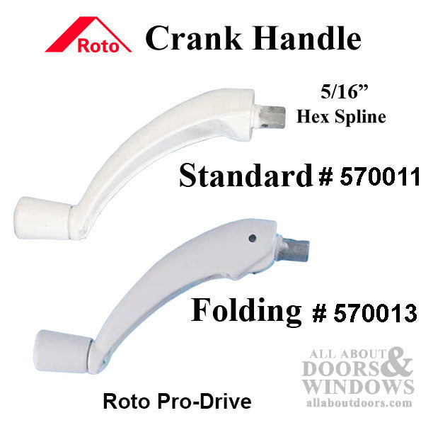 Discontinued - Roto Awning Operator,  Pro-Drive Series for Vinyl WIndows - Earth Brown - Discontinued - Roto Awning Operator,  Pro-Drive Series for Vinyl WIndows - Earth Brown