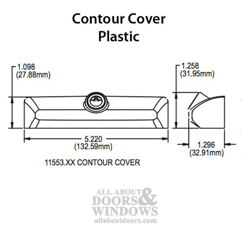 Window Cover For Truth Contour Entrygard Series Window Operator Cover - Window Cover For Truth Contour Entrygard Series Window Operator Cover