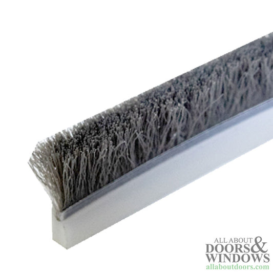 Weatherstrip For Commercial and Residential Doors Skirting Weather Seal .125 inch Backing and .375 Inch Pile