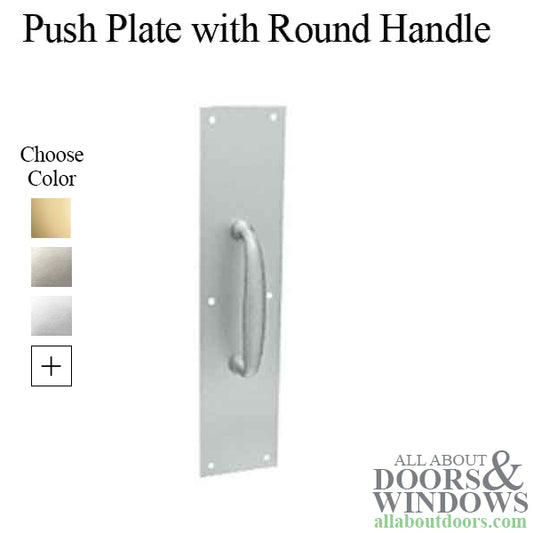 4 x 16 Pull Plate with Round Pull Handle