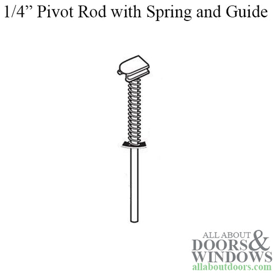 Leigh - Monarch 1/4 Pivot Rod, spring & Thick H-Shaped Guide