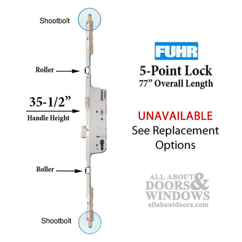 Fuhr/Caradco Roller/Shoot Version, Active 35-1/2 inch Handle Height - Unavailable - See Replacement Options - Fuhr/Caradco Roller/Shoot Version, Active 35-1/2 inch Handle Height - Unavailable - See Replacement Options