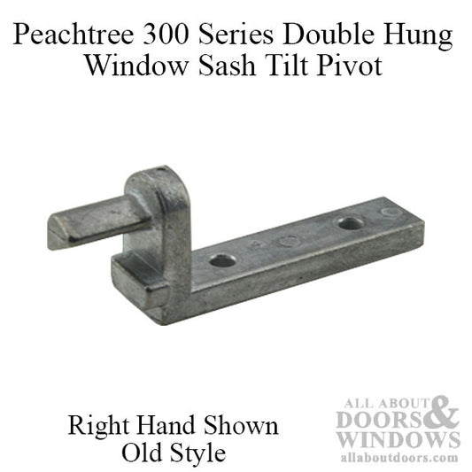 Peachtree 300 Series Double Hung Window Pivot Pin, Old Style, Right Hand - Mill Finish