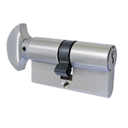 Ferco 45/45 Key/TT  90mm Euro profile cylinder - Satin Nickel