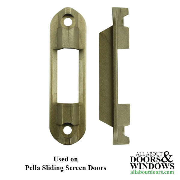 Pella Screen Latch Strike Plate For Sliding Screen Doors  Choose Color - Pella Screen Latch Strike Plate For Sliding Screen Doors  Choose Color