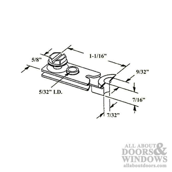 Bi-fold Top Door Pivot Bracket - DISCONTINUED - Bi-fold Top Door Pivot Bracket - DISCONTINUED