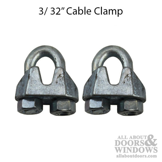 Cable Clamps - 3/32 Inch