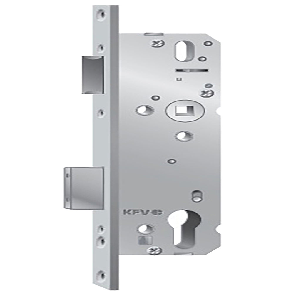 KFV Single Point Mortise Lock 35mm Backset for Steel and UPVC Doors Stainless Steel - KFV Single Point Mortise Lock 35mm Backset for Steel and UPVC Doors Stainless Steel