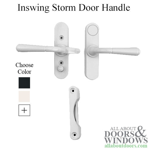 Inswing Storm Door Lever Handle Non-Keyed - Inswing Storm Door Lever Handle Non-Keyed