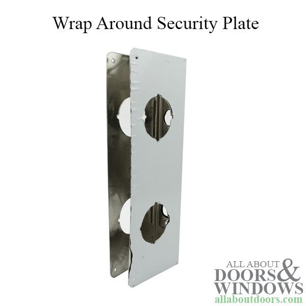 Wrap Around 2 hole Security Plate, 1-3/4 x 2-3/8