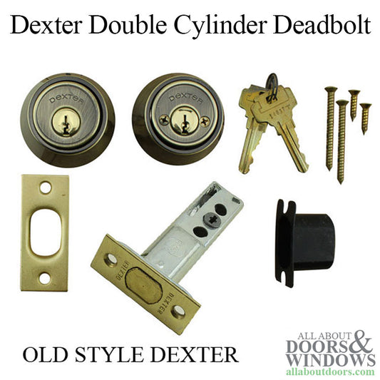 Dexter Old style 4209 Double cylinder Deadbolt 2-3/4 Latch