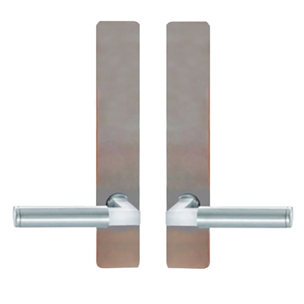 Andersen FSB 1102 Non Keyed Trim Set for Double Door Stainless Steel Finish - Andersen FSB 1102 Non Keyed Trim Set for Double Door Stainless Steel Finish