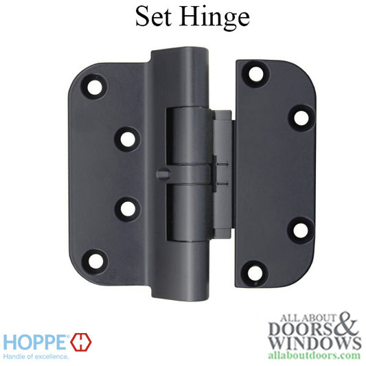 Hoppe F9714, 2009 Set Hinge, LHI / RHO- Black