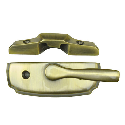 Andersen Woodwright Double Hung Windows Sash Lock & Keeper Set - Antique Brass