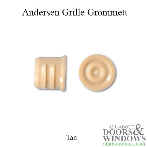 Andersen Grille Grommett Bushing Plug Cap Filler Tan Grommet - Andersen Grille Grommett Bushing Plug Cap Filler Tan Grommet