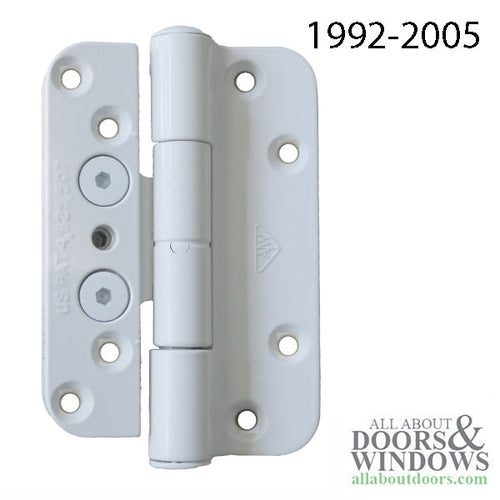 1 Hinge Kit,  1992-2005  Andersen FWH Right Hand Door - White - 1 Hinge Kit,  1992-2005  Andersen FWH Right Hand Door - White