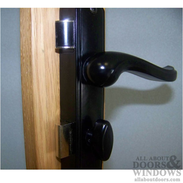 Castellan Storm Door Handle Set with Deadbolt Non Keyed - Castellan Storm Door Handle Set with Deadbolt Non Keyed