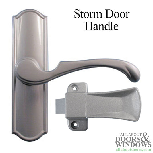 Ideal CR Lever Classic Storm Door Handle 1.75 Inch Hole Spacing