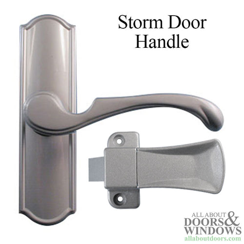 Ideal CR Lever Classic Storm Door Handle 1.75 Inch Hole Spacing - Ideal CR Lever Classic Storm Door Handle 1.75 Inch Hole Spacing