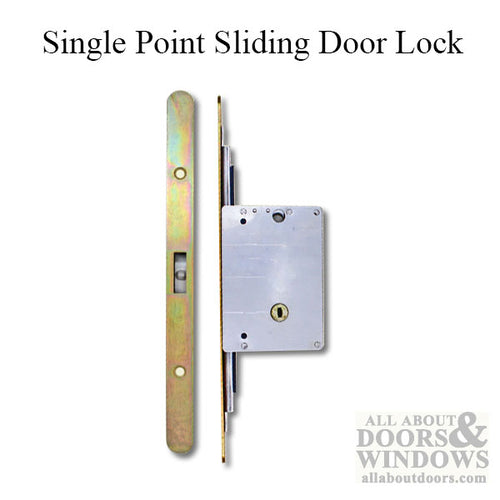 Single Point Sliding Door Lock, (SPL ) - Yellow DiChromate - Single Point Sliding Door Lock, (SPL ) - Yellow DiChromate