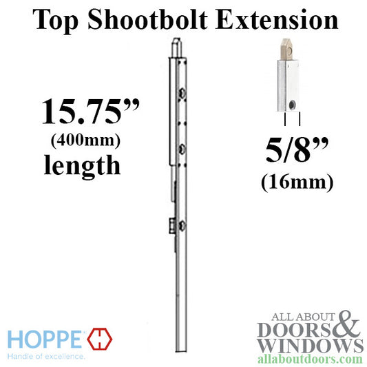 16mm Manual Top Extension, Shootbolt 15.75" length