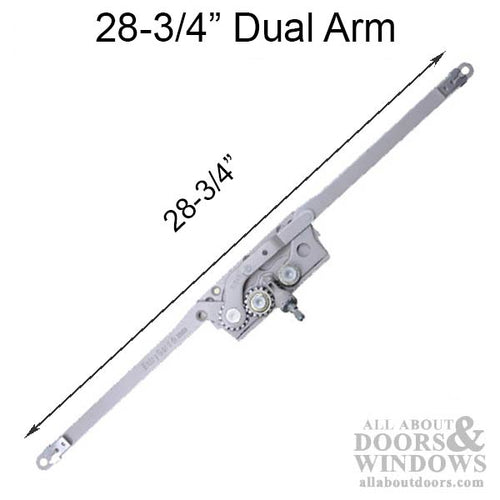 Truth Entrygard Dual Arm Awning 28-3/4 Inch Roto Crank Operator - Truth Entrygard Dual Arm Awning 28-3/4 Inch Roto Crank Operator