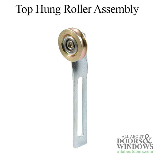 Top Hung Roller Assembly with 3/4 Inch Steel Wheel for Sliding Screen Door