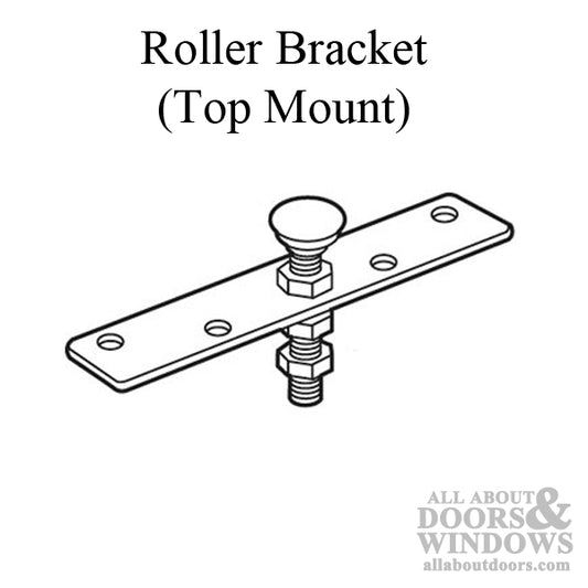 Closet Door Adjustable Roller Bracket Top Mount