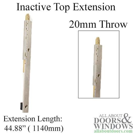 16mm Inactive Top Extension, 20mm Shootbolt throw, 44.88" Length