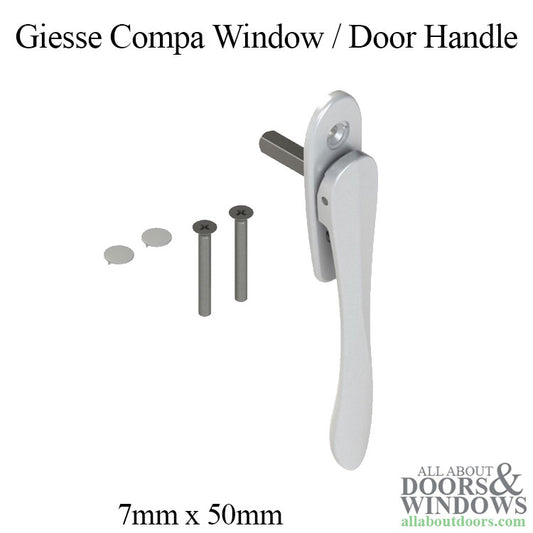 Compa Window / Door Handle 7mm x 50mm Spindle