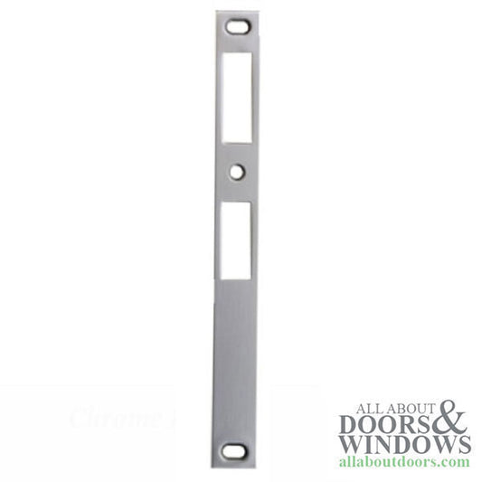 Strike Plate for Storm Door Mortise Lock 8.125 Inch Screw Hole Spacing