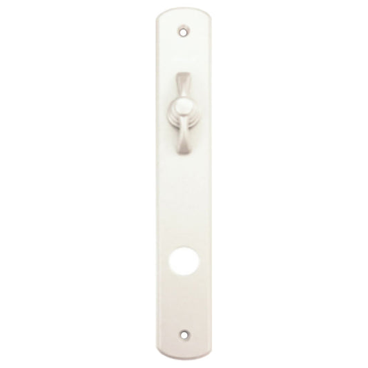 Andersen Albany Interior Escutcheon Plate with Thumbturn White