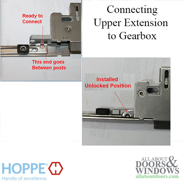 Hoppe 16mm Manual Gear, 35/92, Tongue at 29.65