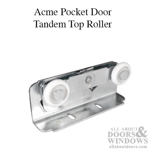 Acme 85,  2 Wheel, 7/8 Dia. Top Hung Closet & Pocket Door Roller - Acme 85,  2 Wheel, 7/8 Dia. Top Hung Closet & Pocket Door Roller