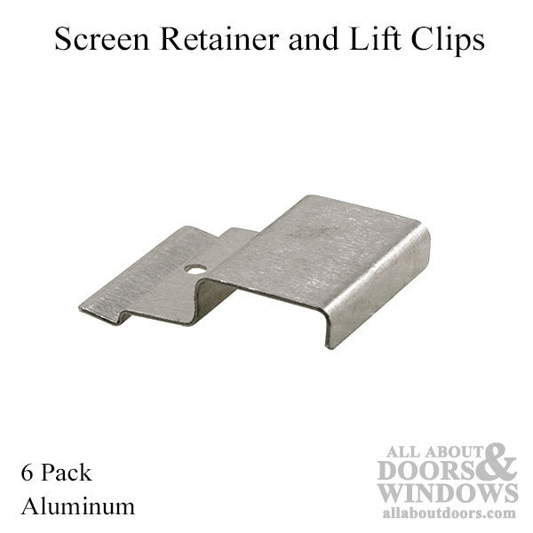 Retainer & Lift Clips, Rivet On - Aluminum - Retainer & Lift Clips, Rivet On - Aluminum