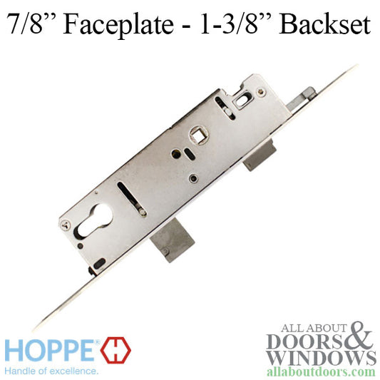 Hoppe Single Point Mortise Lock 1-3/8" Backset 1" Deadbolt Throw