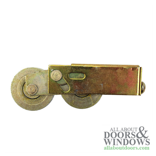 Sliding Patio Door Roller 1.5 Inch Steel Wheel Plain Back Tandem Door Roller - Sliding Patio Door Roller 1.5 Inch Steel Wheel Plain Back Tandem Door Roller