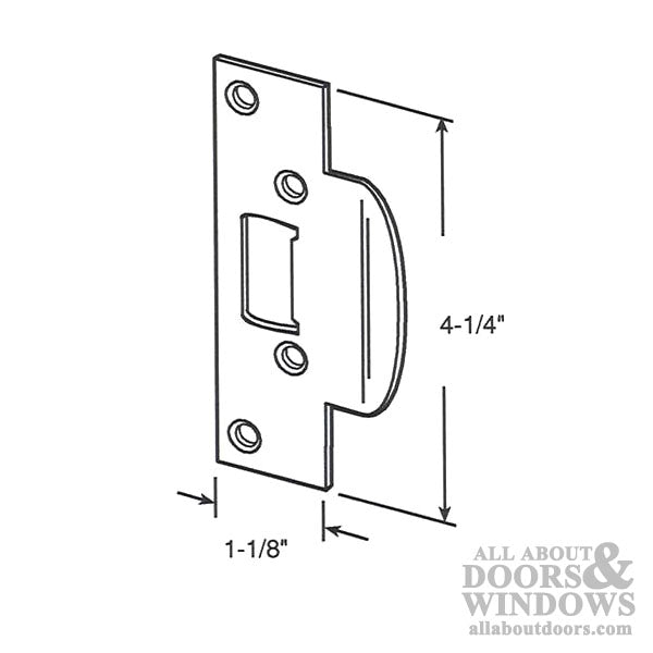 High Security Latch Strike - Choose Color - High Security Latch Strike - Choose Color