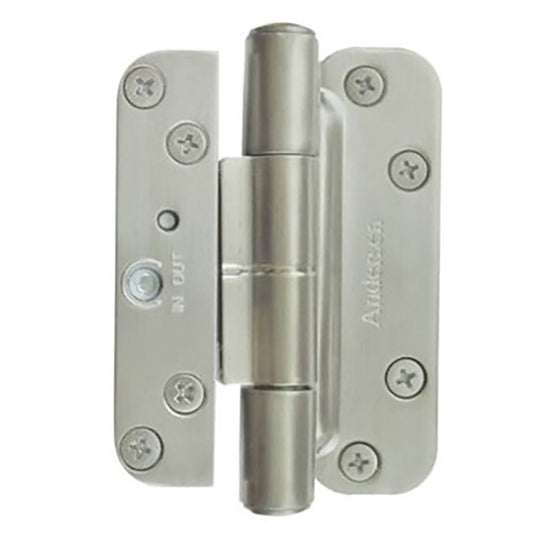 Andersen Door Hinge Kit For 2005-Present Frenchwood Hinged Doors Right Hand Door Satin Nickel