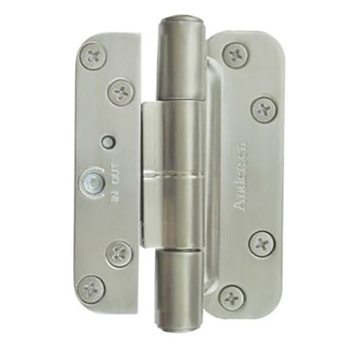 Andersen Door Hinge Kit For 2005-Present Frenchwood Hinged Doors Right Hand Door Satin Nickel - Andersen Door Hinge Kit For 2005-Present Frenchwood Hinged Doors Right Hand Door Satin Nickel