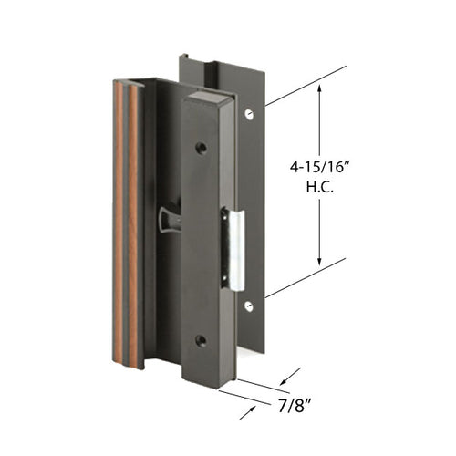 Discontinued - Handle Set - Sliding Patio Door, Extruded Aluminum - Low Profile Clamp Style - Discontinued - Handle Set - Sliding Patio Door, Extruded Aluminum - Low Profile Clamp Style