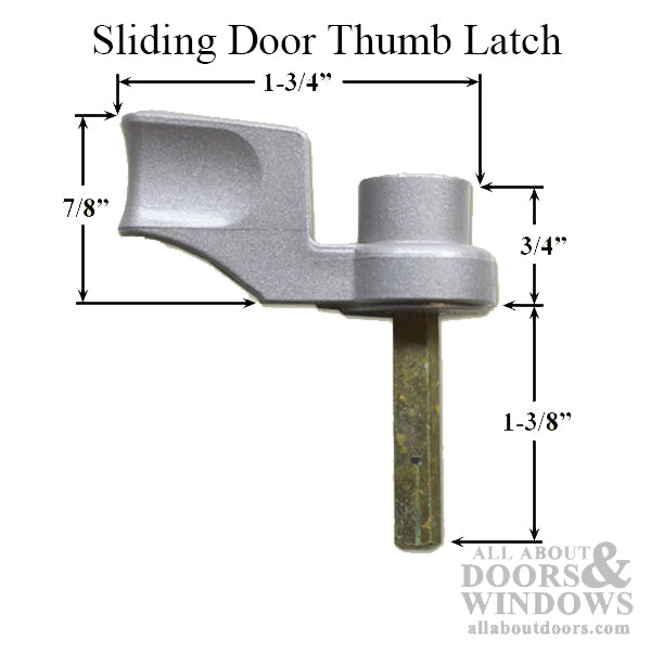 Sliding Door Thumb Turn - Choose Color - Sliding Door Thumb Turn - Choose Color