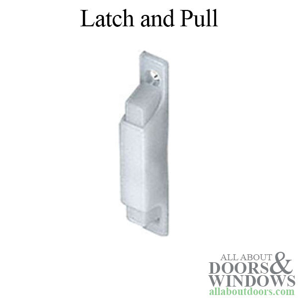 Latch and Pull - Vinyl and Aluminum Sash Hardware, Plastic - White - Latch and Pull - Vinyl and Aluminum Sash Hardware, Plastic - White