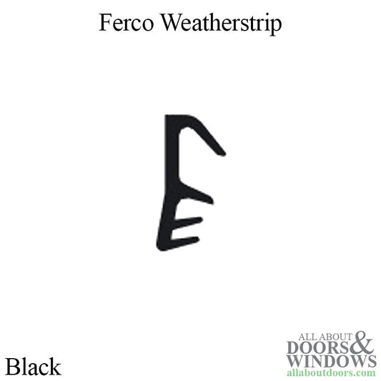 Ferco Weatherstrip / Gasket  EV 4050, Black