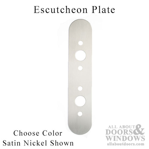 Storm Door Escutcheon Plate - Storm Door Escutcheon Plate