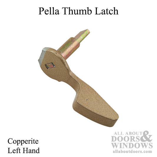 Pella Lever Lock (Thumb Latch) XO (Left Hand) - Copperite