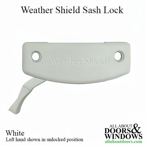 Sash Lock, WeatherShield Visions 2000 Single Hung Tilt Window in White - Choose Color - Sash Lock, WeatherShield Visions 2000 Single Hung Tilt Window in White - Choose Color